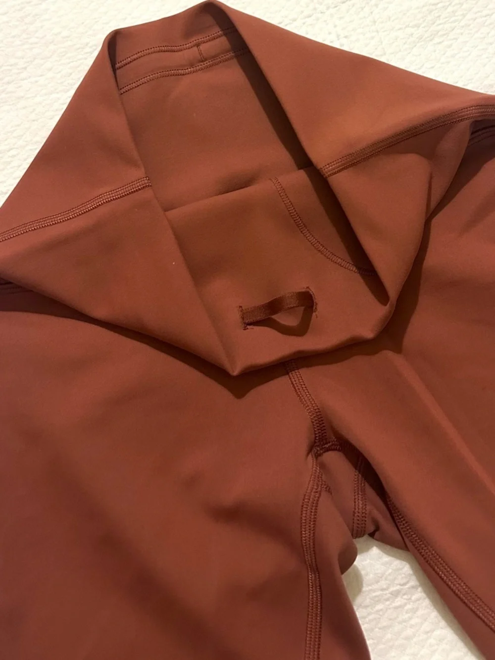 Lululemon Wunder Train High-Rise Short 6” Dark Terracotta SZ 4